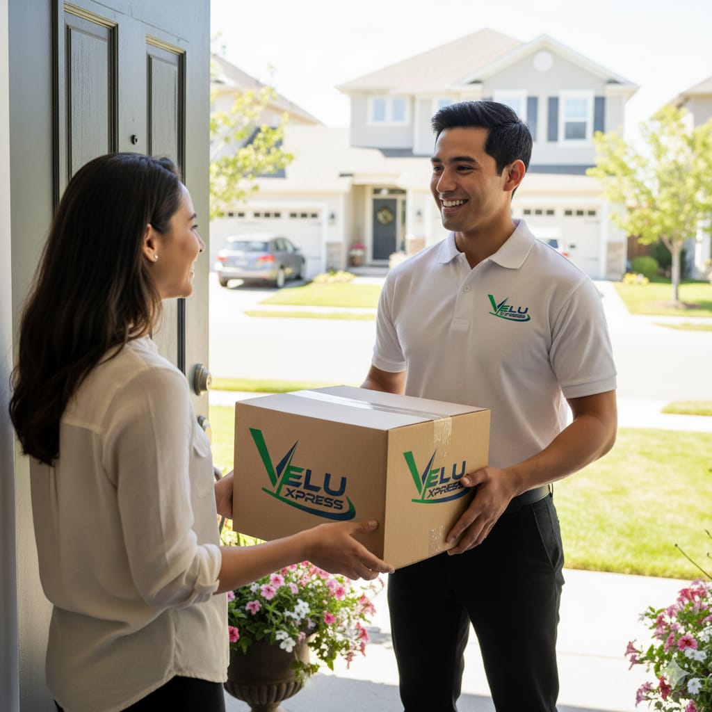 Repartidor y cliente